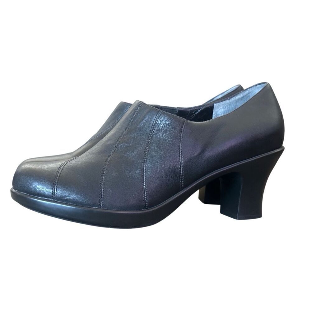 Dansko Bennett Black Leather Shooties Shoes Size EU 42 US 11.5 - 12